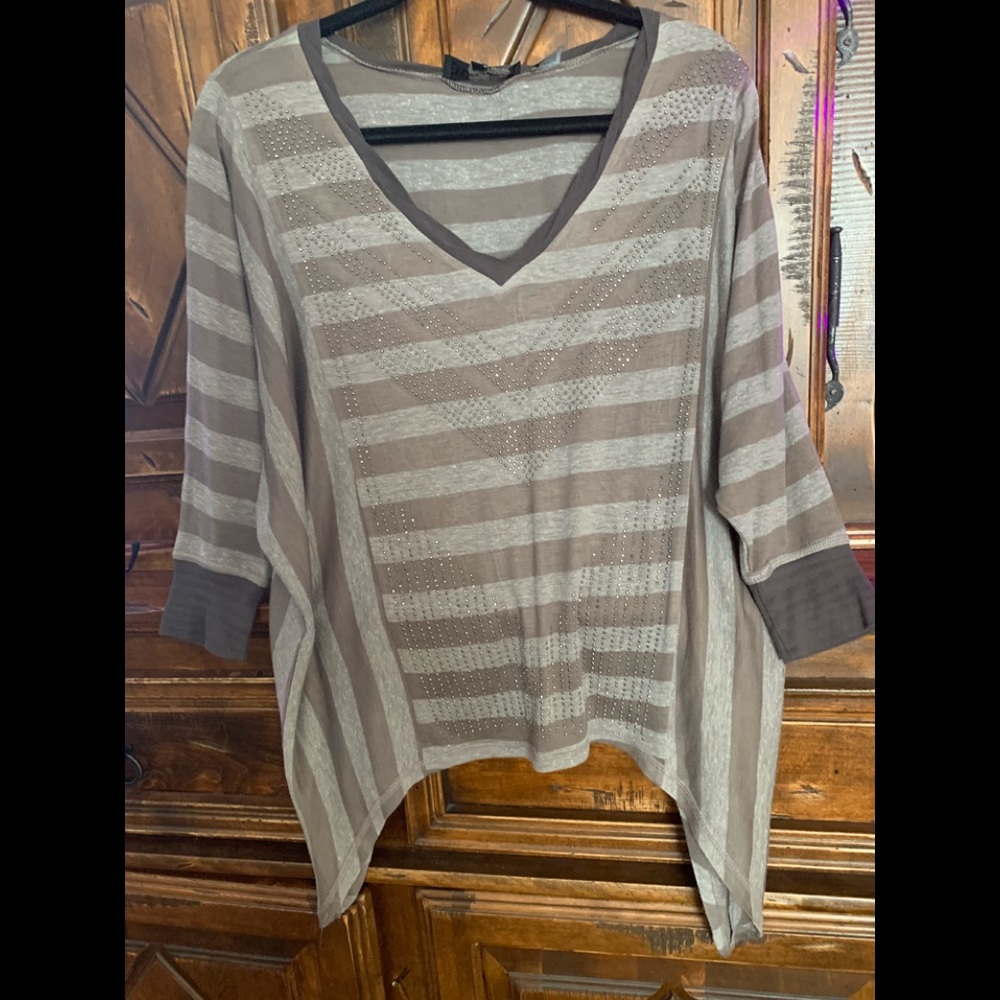 Miss Me Embellished 3/4 Sleeve Blouse